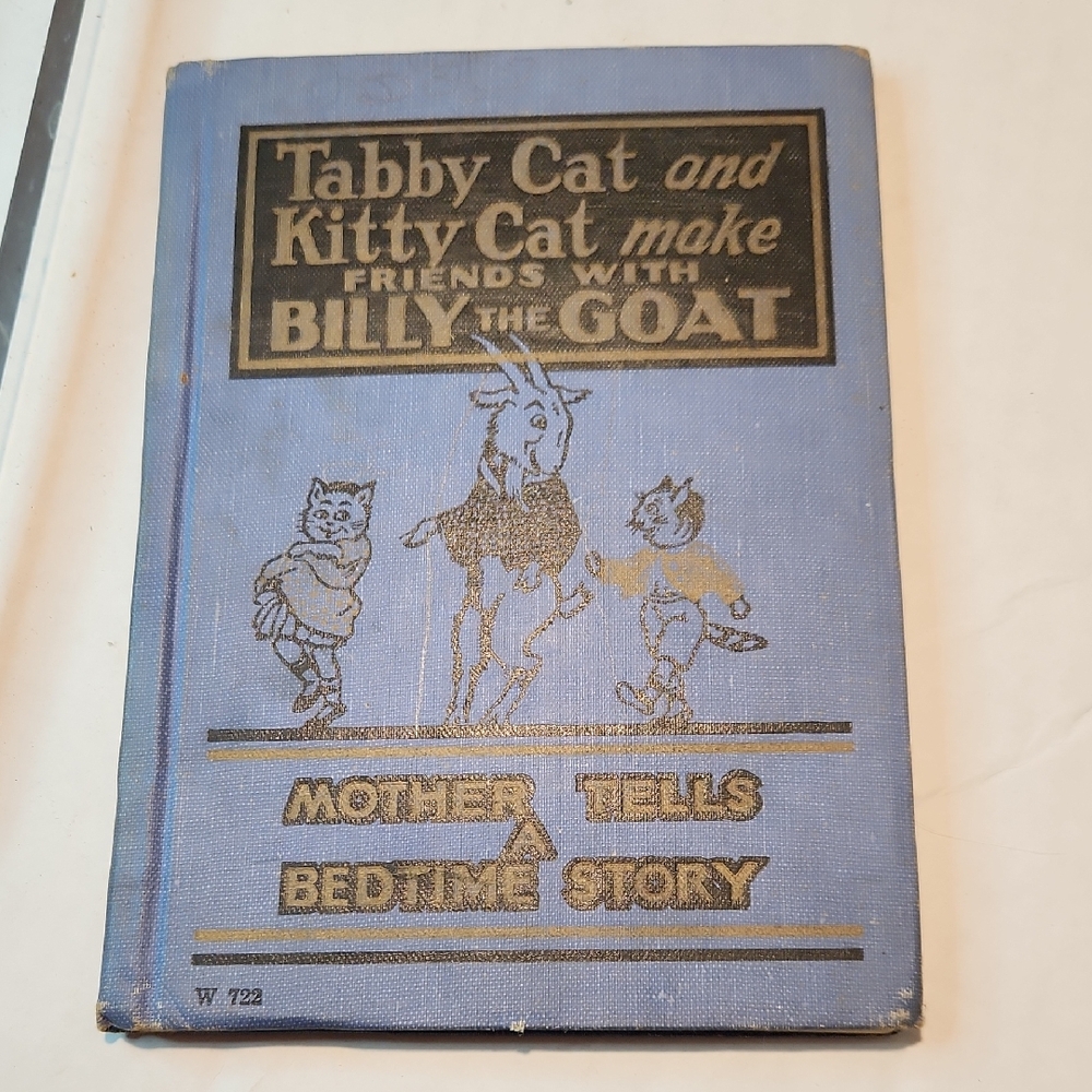 Tabby Cat And Kitty Cat Make Friends With Billy The Goat 1925